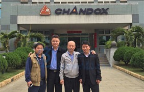 六欣總經(jīng)理與臺(tái)灣千島董事長(zhǎng)合影